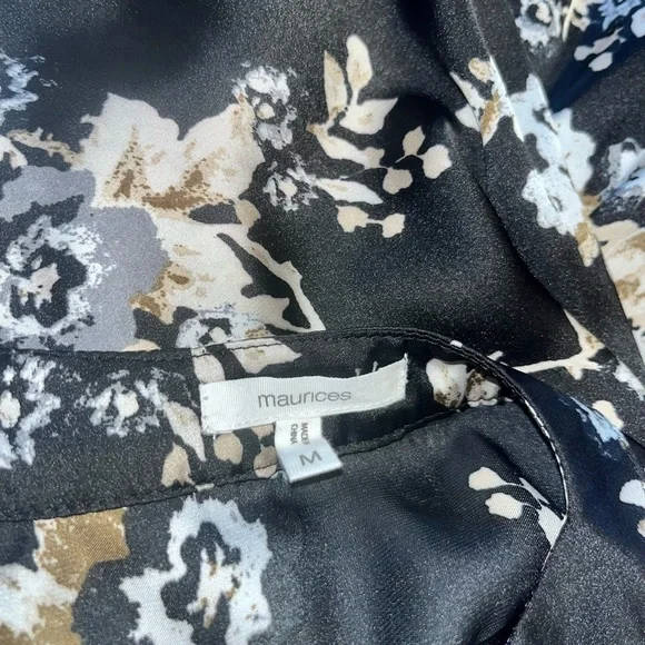 Ruffle Bell Sleeve Womens Blouse - Picture 6 of 6